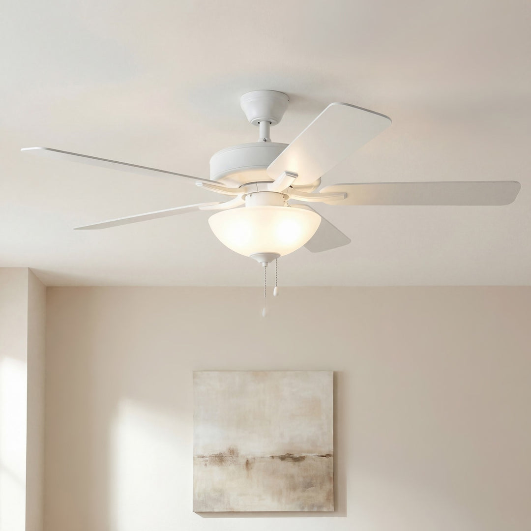 Kichler Canada - 330017MWH - 52"Ceiling Fan - Basics Pro Select - Matte White