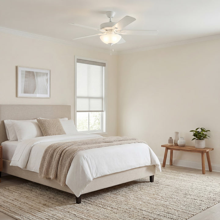 Kichler Canada - 330017MWH - 52"Ceiling Fan - Basics Pro Select - Matte White