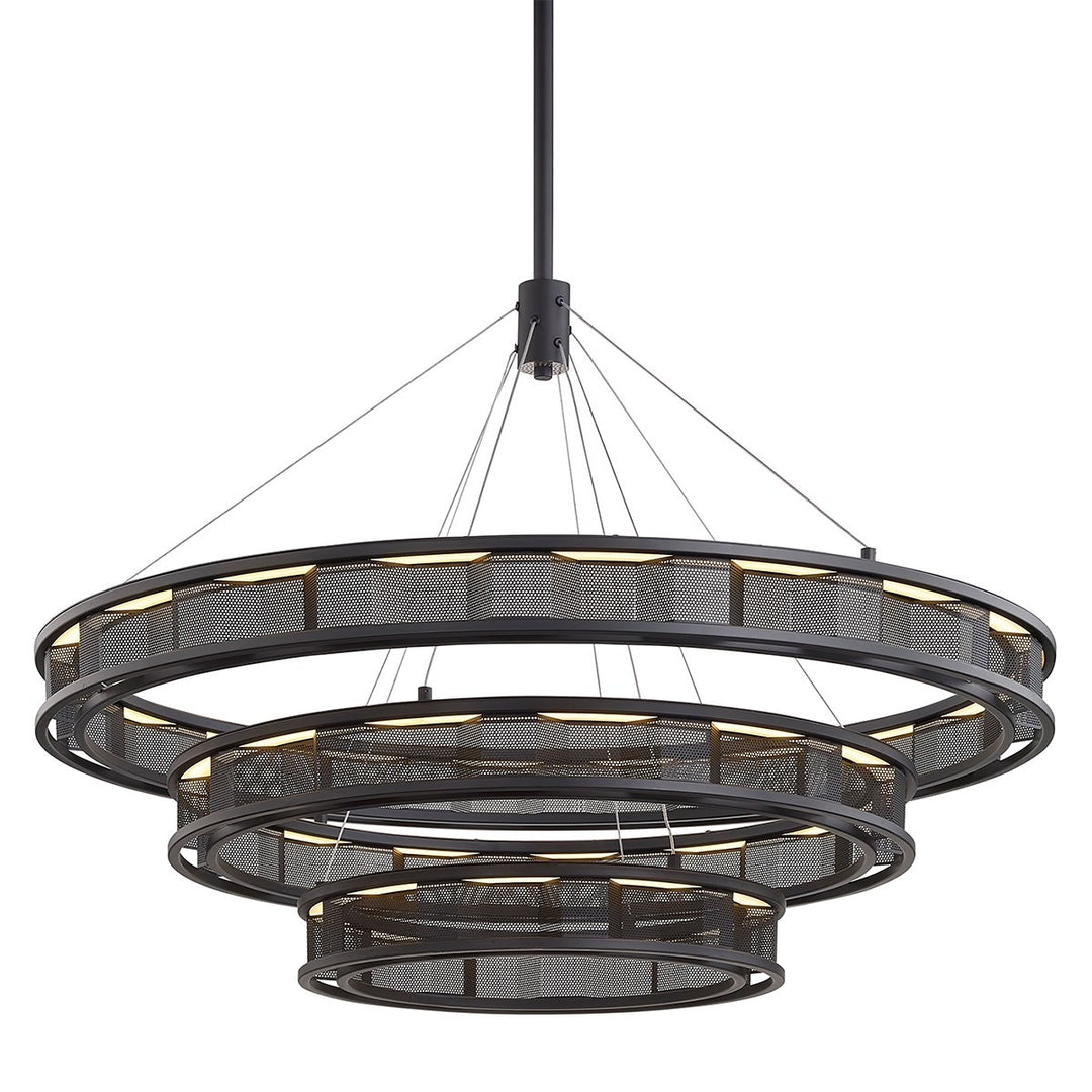Troy Lighting Canada - F6866-SFB - LED Chandelier - Fuze - Soft Off Black