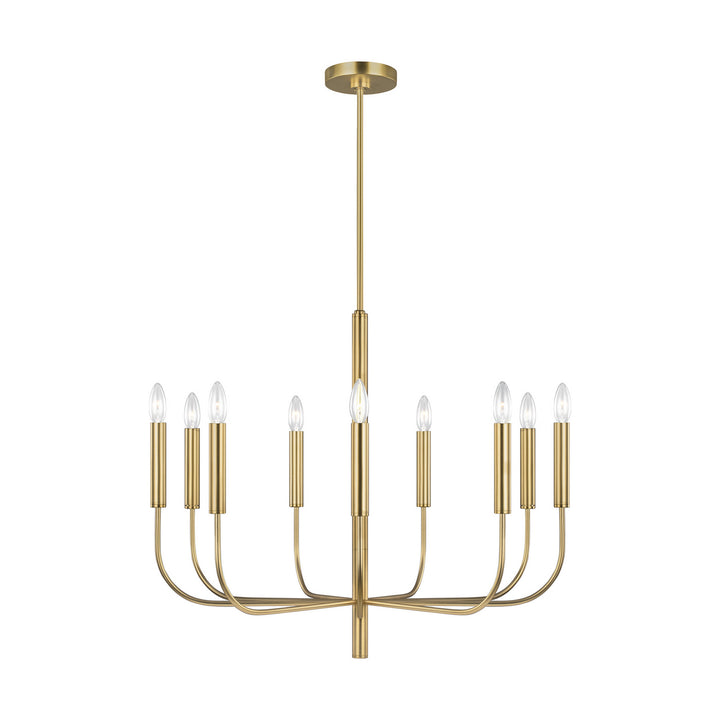 Visual Comfort Studio Canada - EC1009BBS - Nine Light Chandelier - Brianna - Burnished Brass