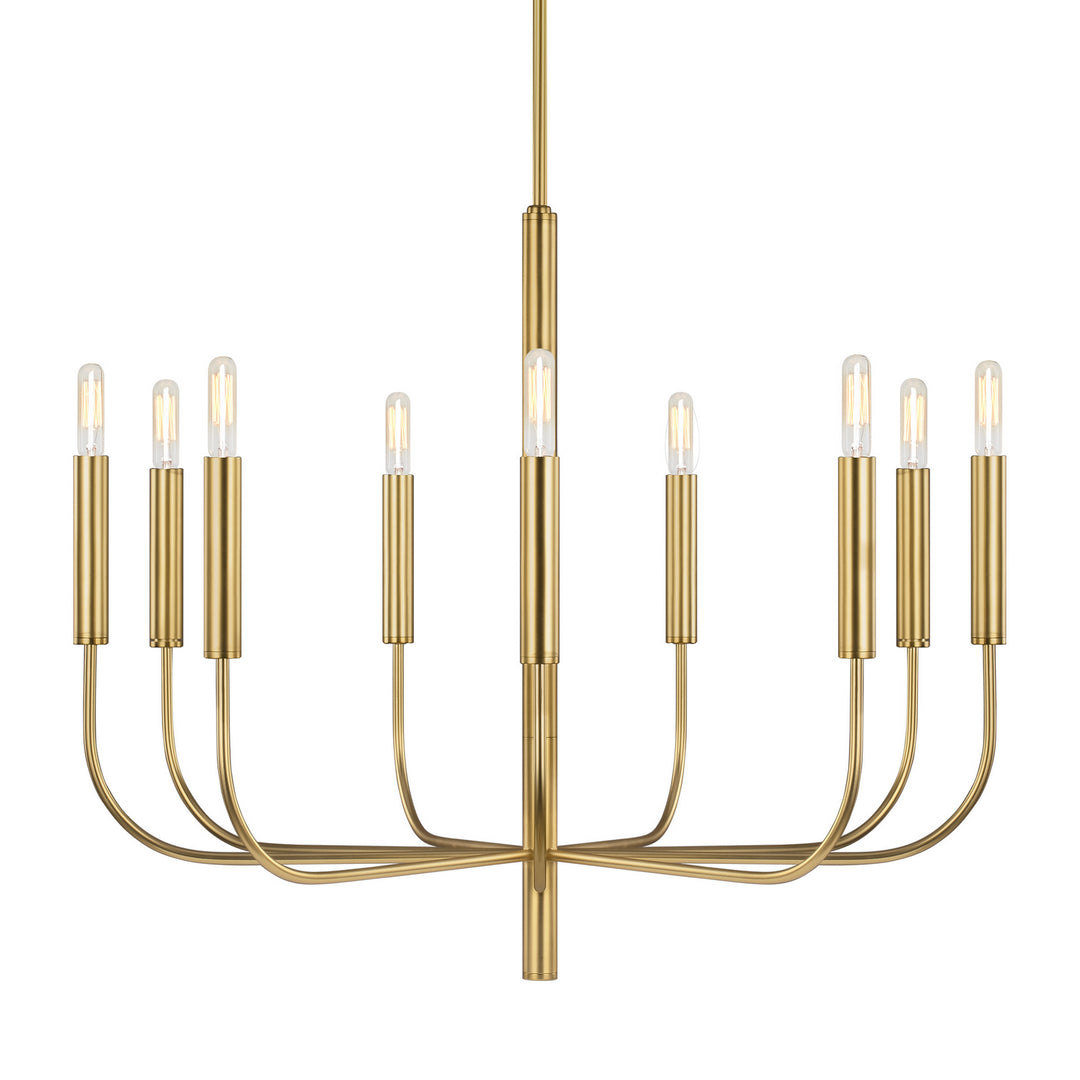 Visual Comfort Studio Canada - EC1009BBS - Nine Light Chandelier - Brianna - Burnished Brass