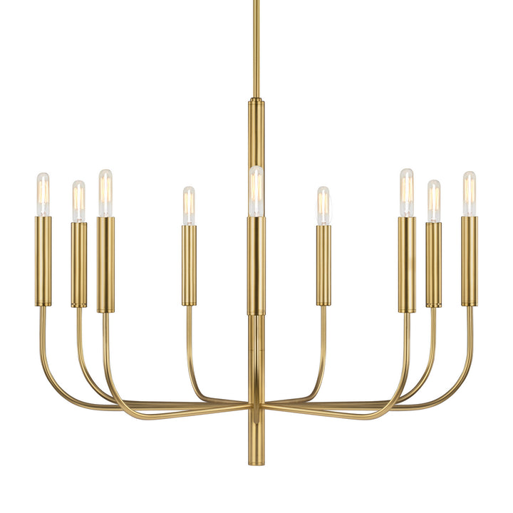 Visual Comfort Studio Canada - EC1009BBS - Nine Light Chandelier - Brianna - Burnished Brass