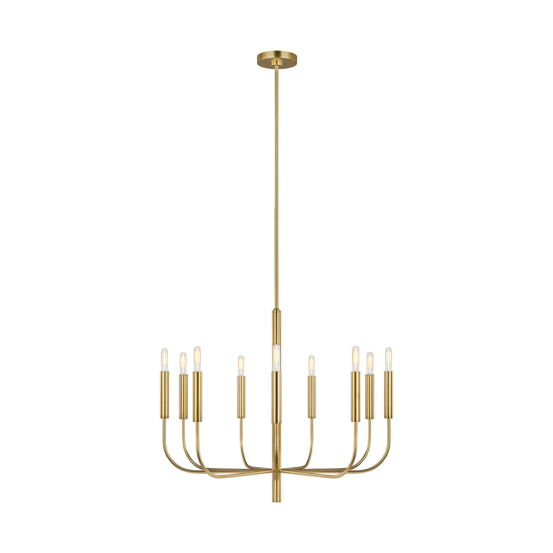 Visual Comfort Studio Canada - EC1009BBS - Nine Light Chandelier - Brianna - Burnished Brass