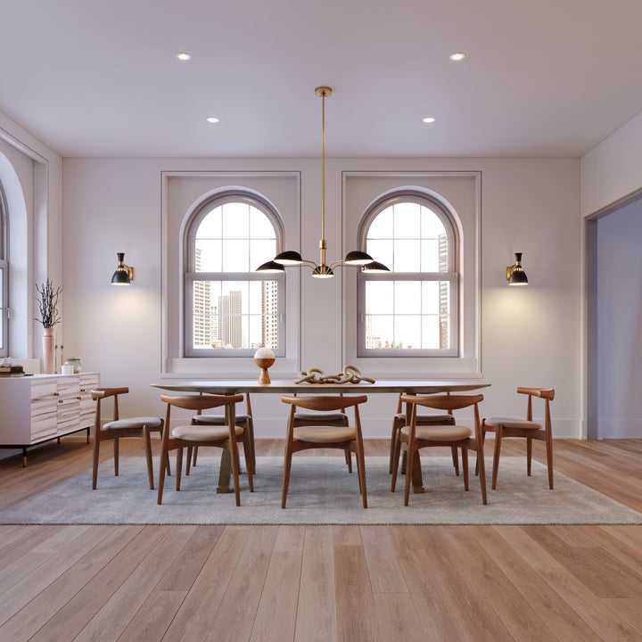 Visual Comfort Studio Canada - EC1025MBK - Five Light Chandelier - Jane - Midnight Black