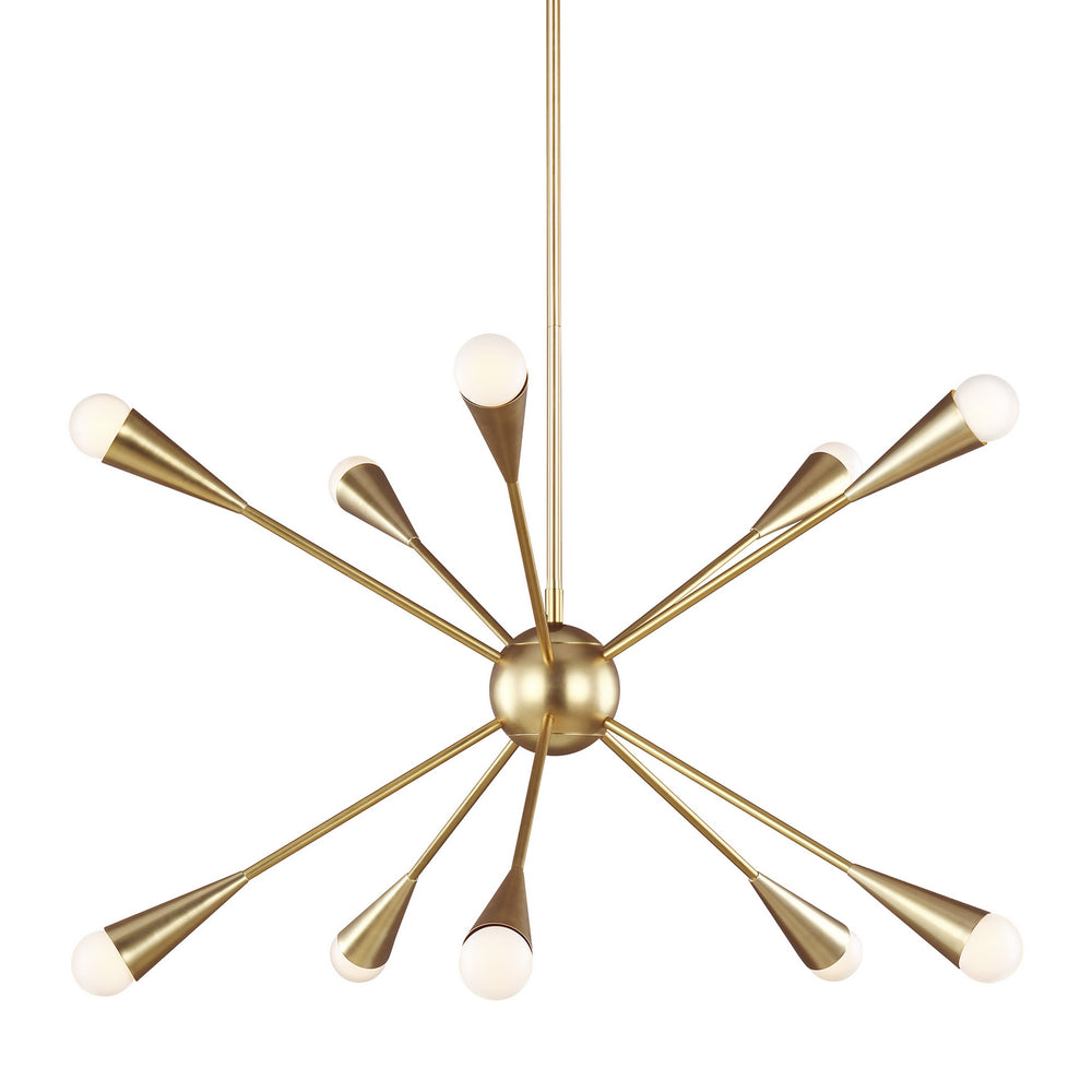 Visual Comfort Studio Canada - EC10310BBS - Ten Light Chandelier - Jax - Burnished Brass