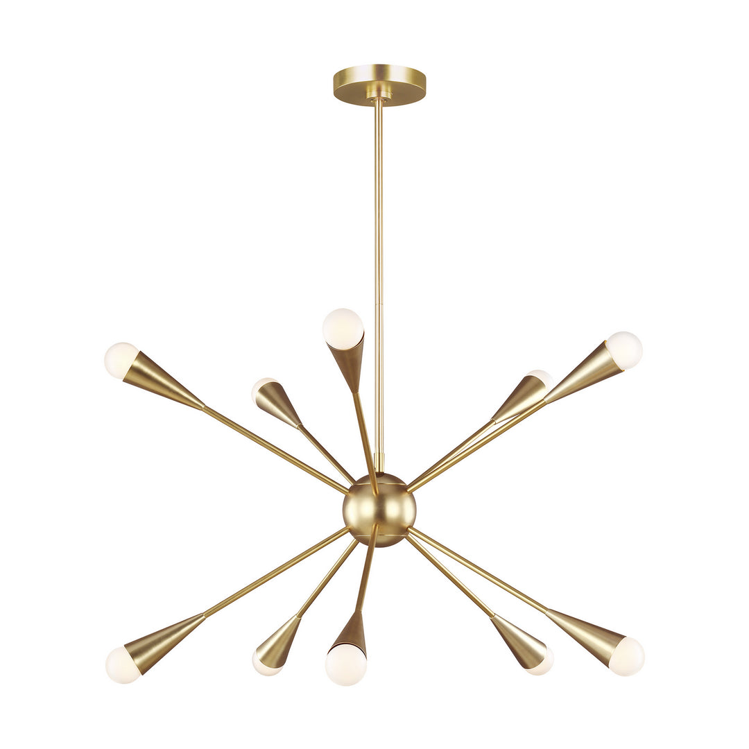 Visual Comfort Studio Canada - EC10310BBS - Ten Light Chandelier - Jax - Burnished Brass