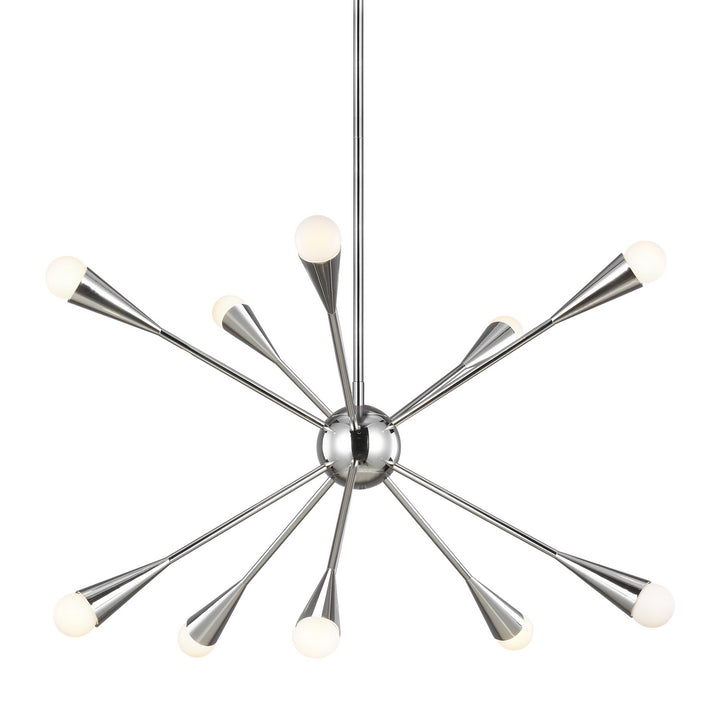 Visual Comfort Studio Canada - EC10310PN - Ten Light Chandelier - Jax - Polished Nickel