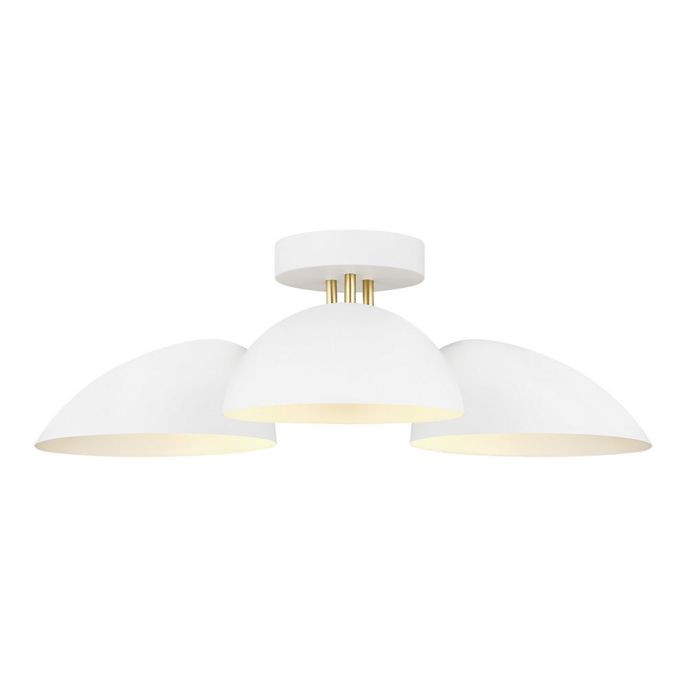 Visual Comfort Studio Canada - EF1023MWT - Three Light Flush Mount - Jane - Matte White
