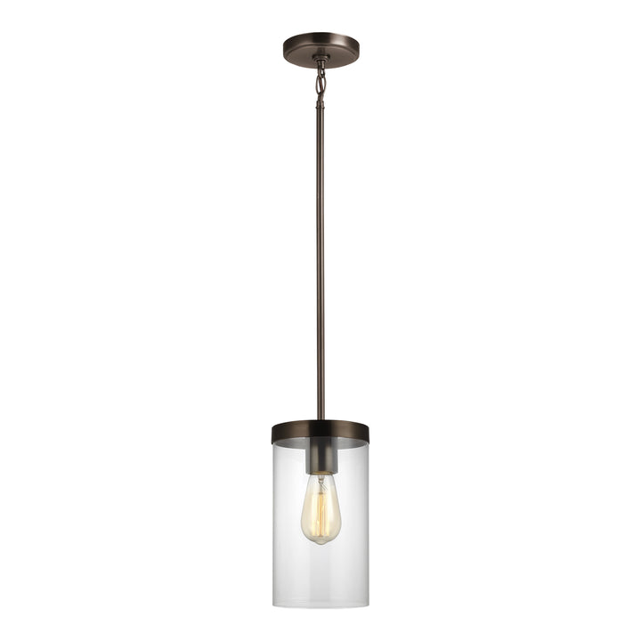 Zire One Light Pendant in Brushed Oil Rubbed Bronze - available from The Lighting Shoppe, trusted by Canadian homeowners