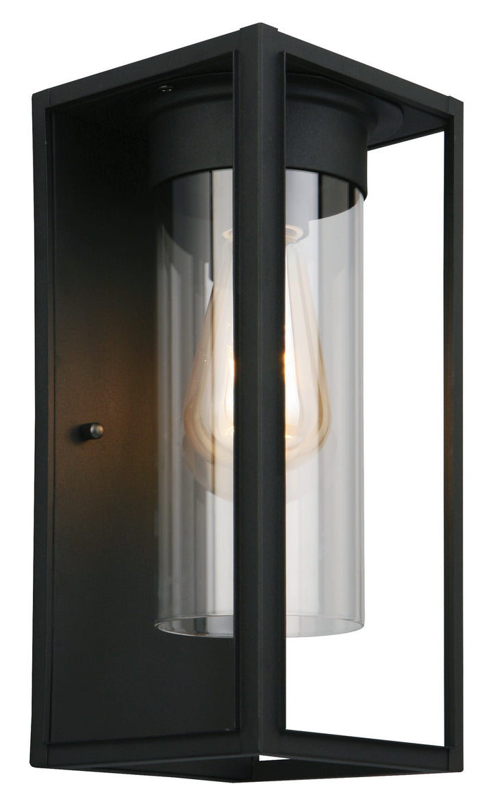 Walker Hill One Light Outdoor Wall Mount in Matte Black - available from The Lighting Shoppe, trusted by Canadian homeowners