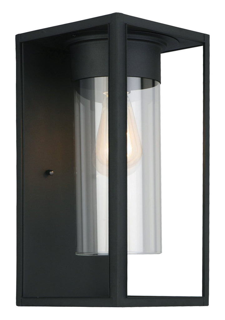 Walker Hill One Light Outdoor Wall Mount in Matte Black - available from The Lighting Shoppe, trusted by Canadian homeowners