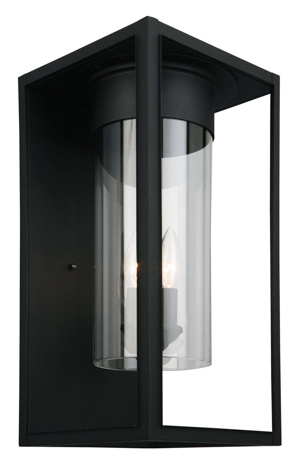 Walker Hill One Light Outdoor Wall Mount in Matte Black - available from The Lighting Shoppe, trusted by Canadian homeowners