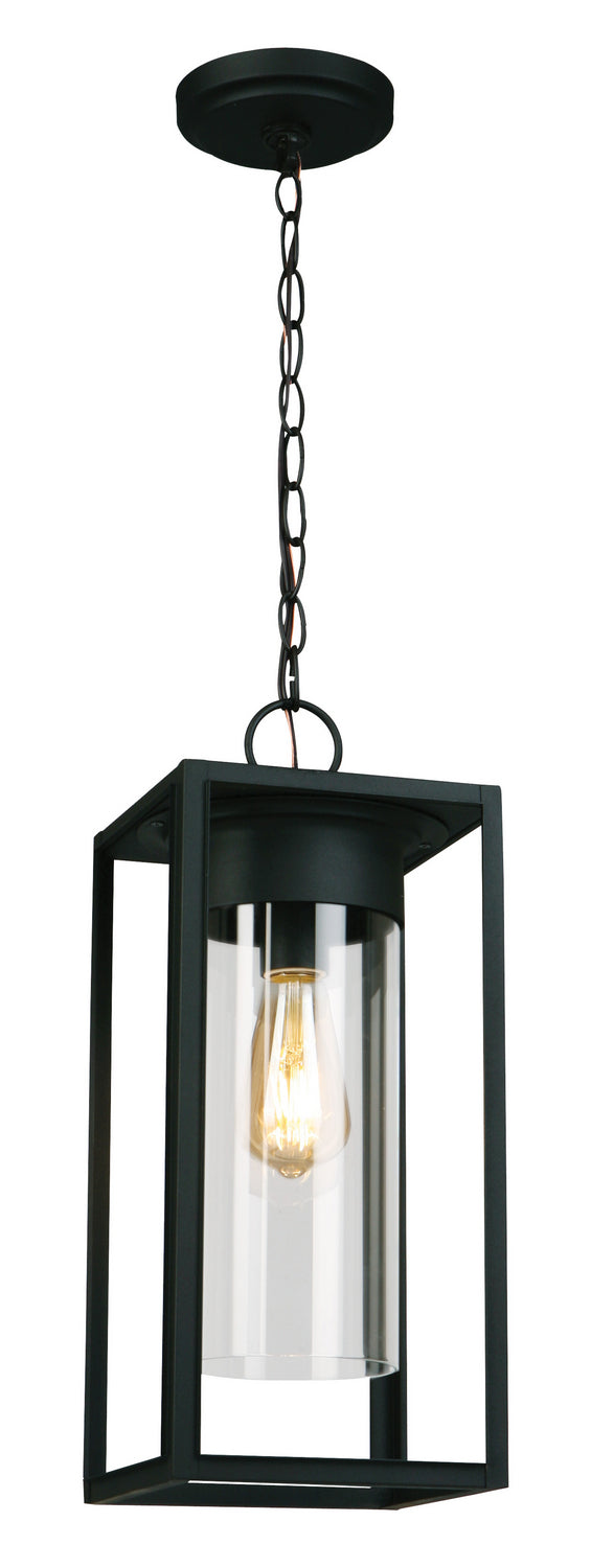 Walker Hill One Light Outdoor Suspension in Matte Black - available from The Lighting Shoppe, trusted by Canadian homeowners