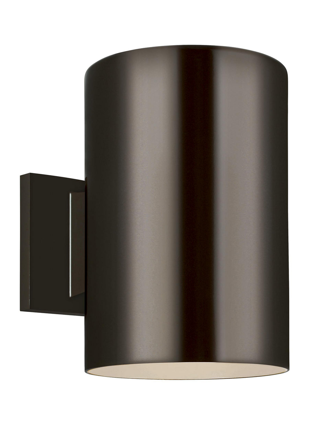 Outdoor Cylinders One Light Outdoor Wall Lantern in Bronze - available from The Lighting Shoppe, trusted by Canadian homeowners