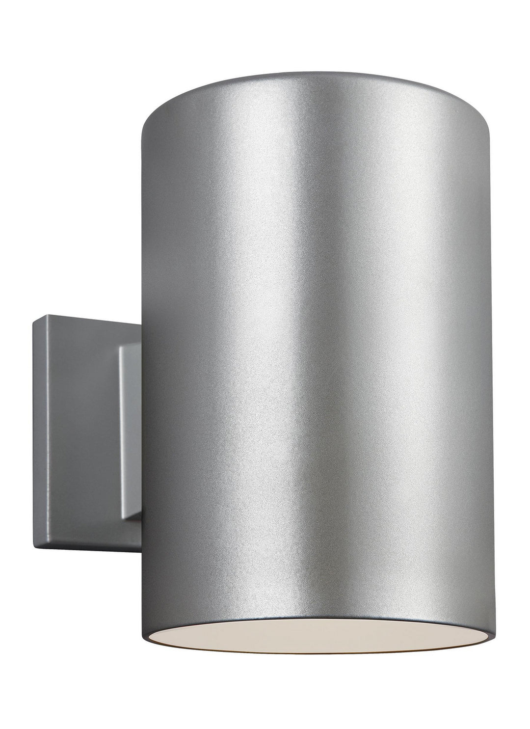Outdoor Cylinders One Light Outdoor Wall Lantern in Painted Brushed Nickel - available from The Lighting Shoppe, trusted by Canadian homeowners