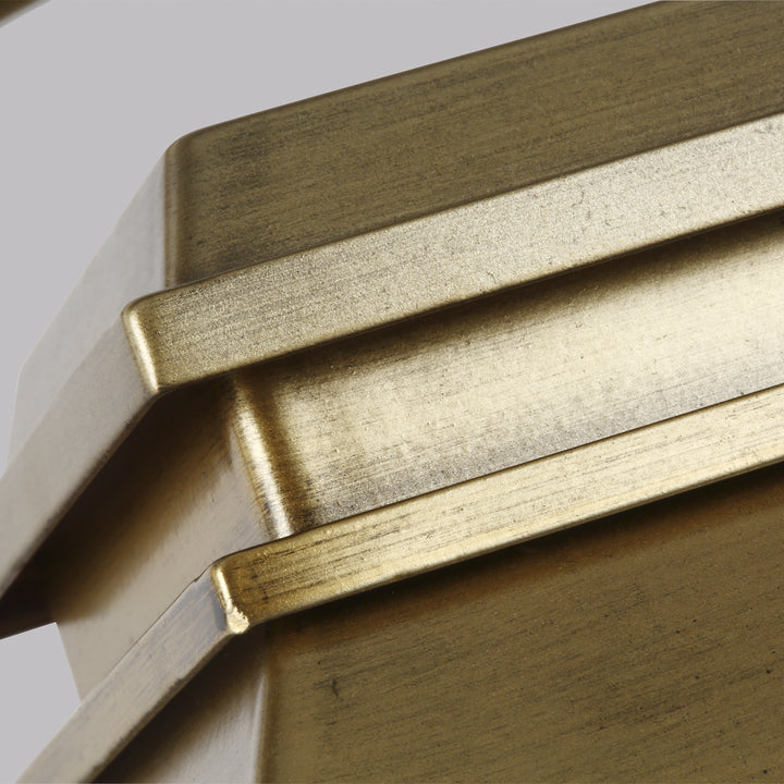 Visual Comfort Studio Canada - OL13201PDB - Three Light Lantern - Wellsworth - Painted Distressed Brass