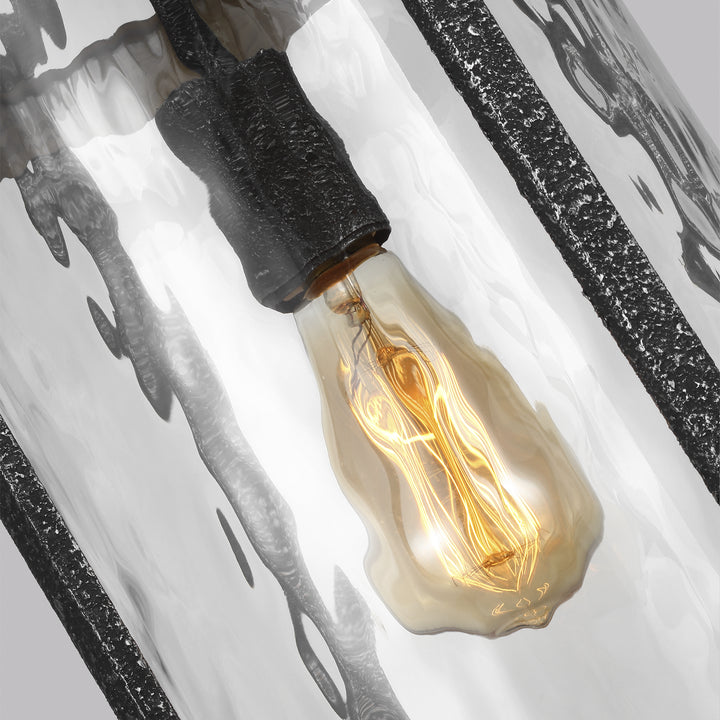 Visual Comfort Studio Canada - P1511DWK/SGM - One Light Pendant - Angelo - Distressed Weathered Oak / Slate Grey Metal