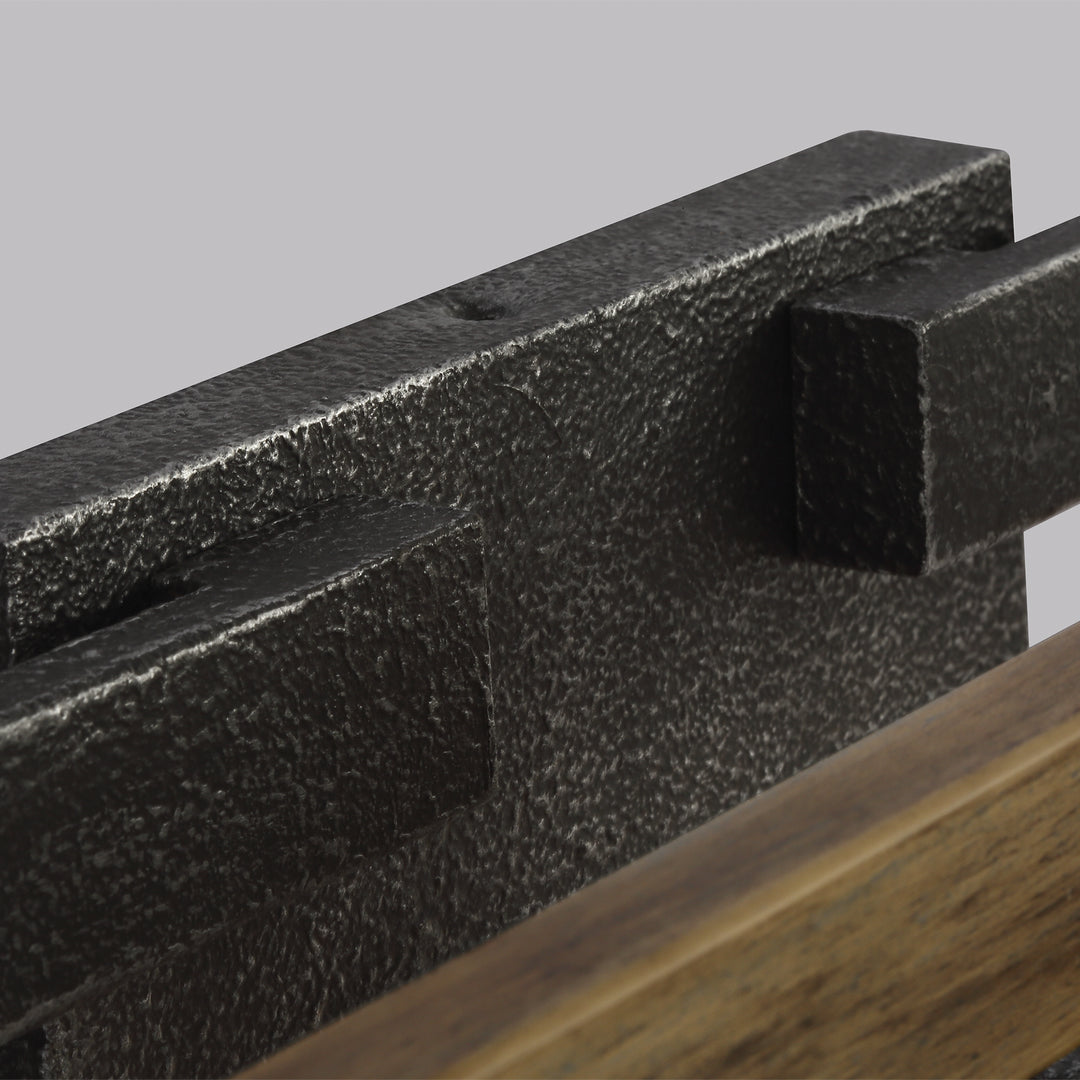 Visual Comfort Studio Canada - VS18253DWK/SGM - Three Light Vanity - Angelo - Distressed Weathered Oak / Slate Grey Metal