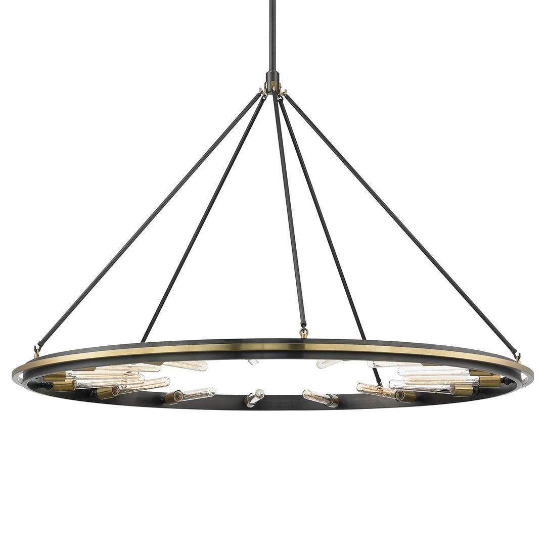 Chambers 15 Light Chandelier in Aged Old Bronze - available from The Lighting Shoppe, trusted by Canadian homeowners