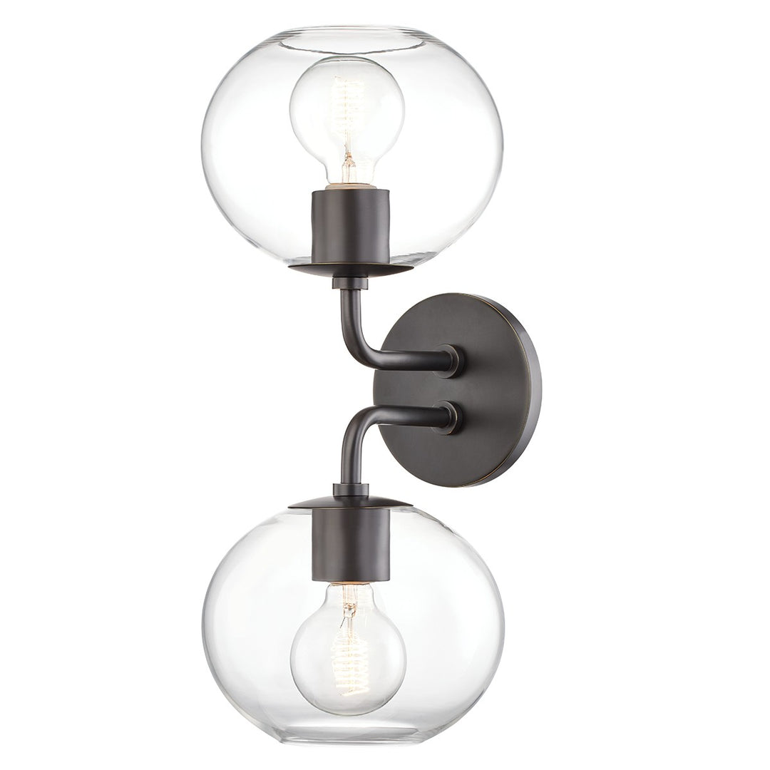 Margot Two Light Wall Sconce in Old Bronze - available from The Lighting Shoppe, trusted by Canadian homeowners