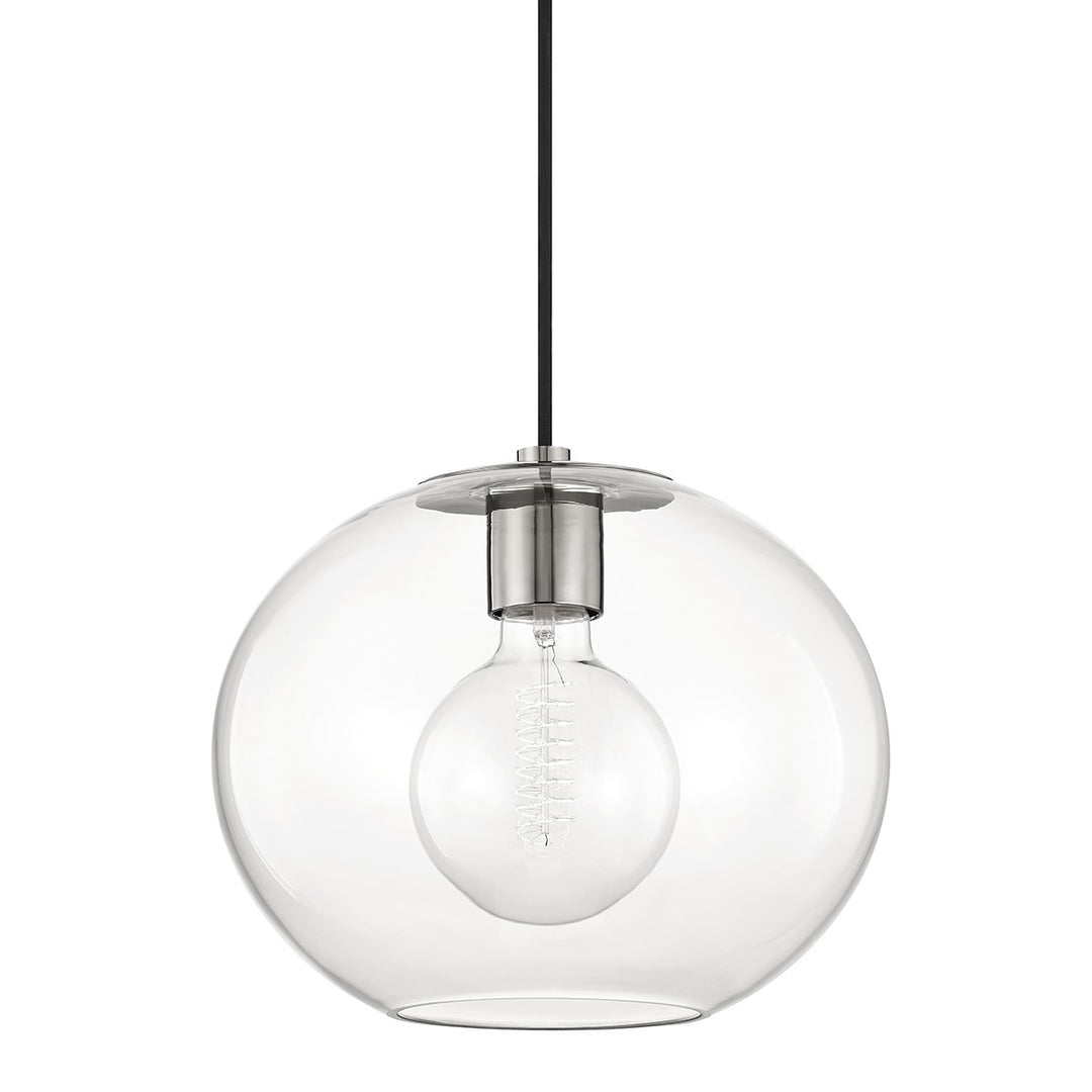 Margot One Light Pendant in Polished Nickel - available from The Lighting Shoppe, trusted by Canadian homeowners