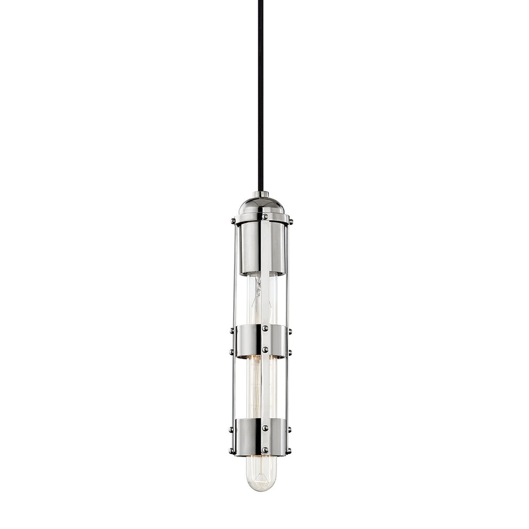 Violet One Light Pendant in Polished Nickel - available from The Lighting Shoppe, trusted by Canadian homeowners
