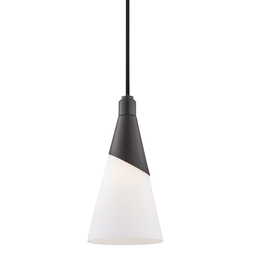 Parker One Light Pendant in Black - available from The Lighting Shoppe, trusted by Canadian homeowners