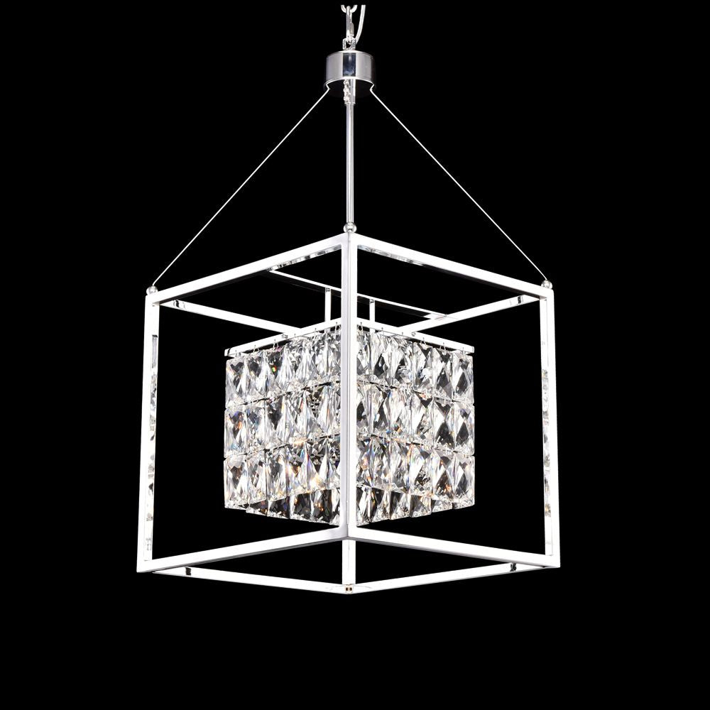 Cages Four Light Pendant in Chrome - available from The Lighting Shoppe, trusted by Canadian homeowners