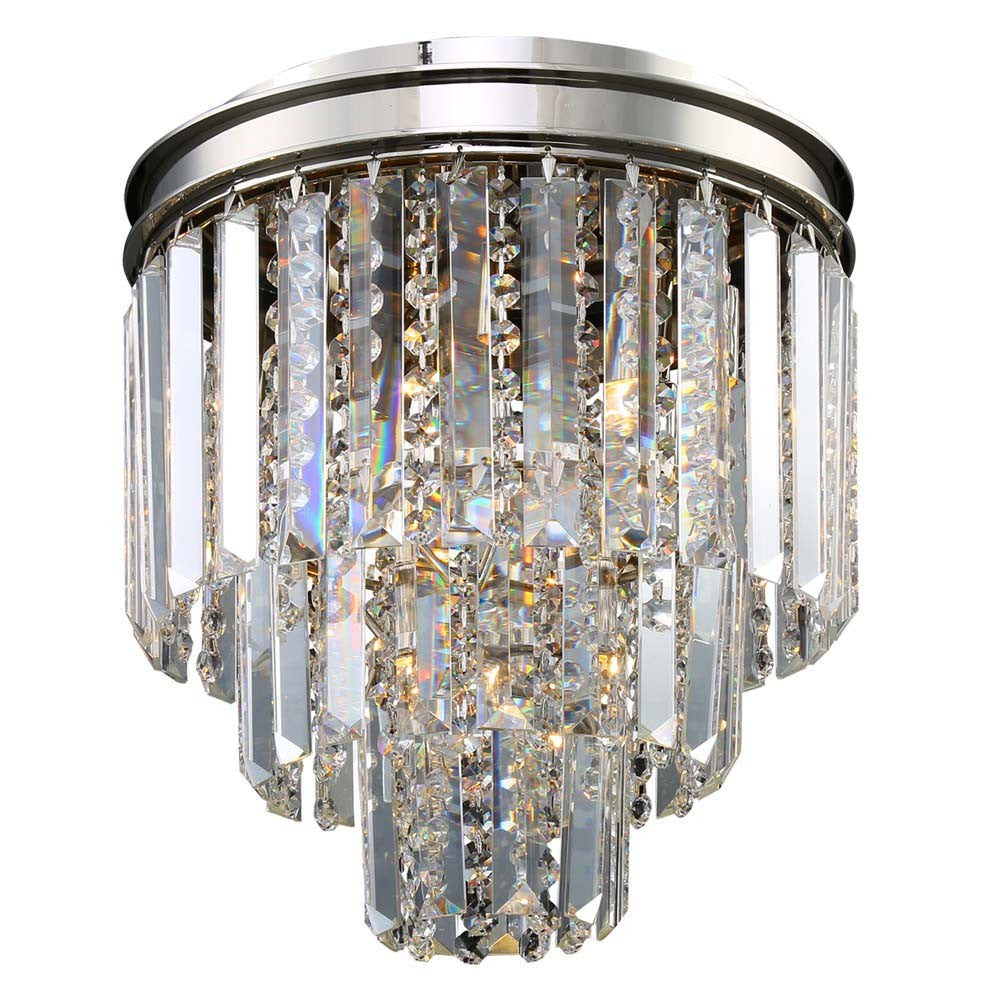 Carousel Six Light Close to Ceiling in Chrome - available from The Lighting Shoppe, trusted by Canadian homeowners