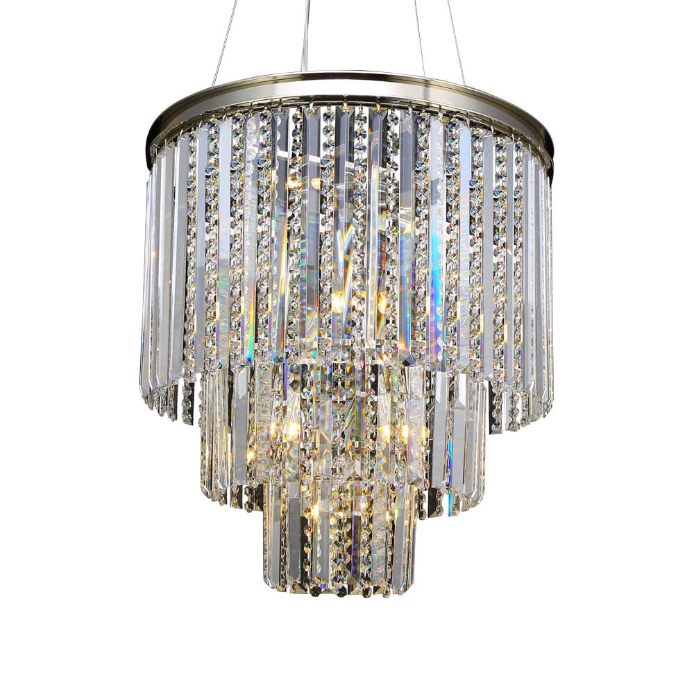 Carousel 14 Light Chandelier in Chrome - available from The Lighting Shoppe, trusted by Canadian homeowners