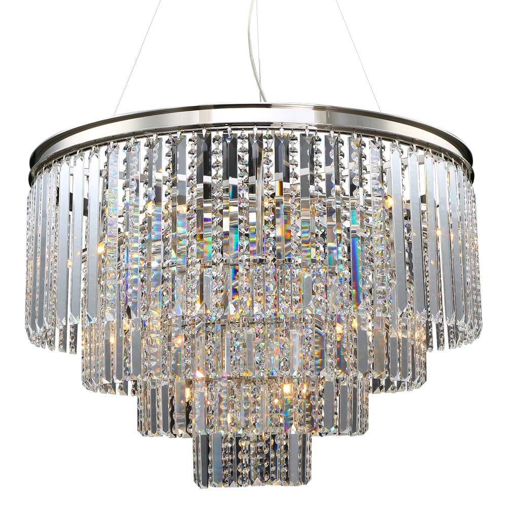 Carousel 25 Light Chandelier in Chrome - available from The Lighting Shoppe, trusted by Canadian homeowners