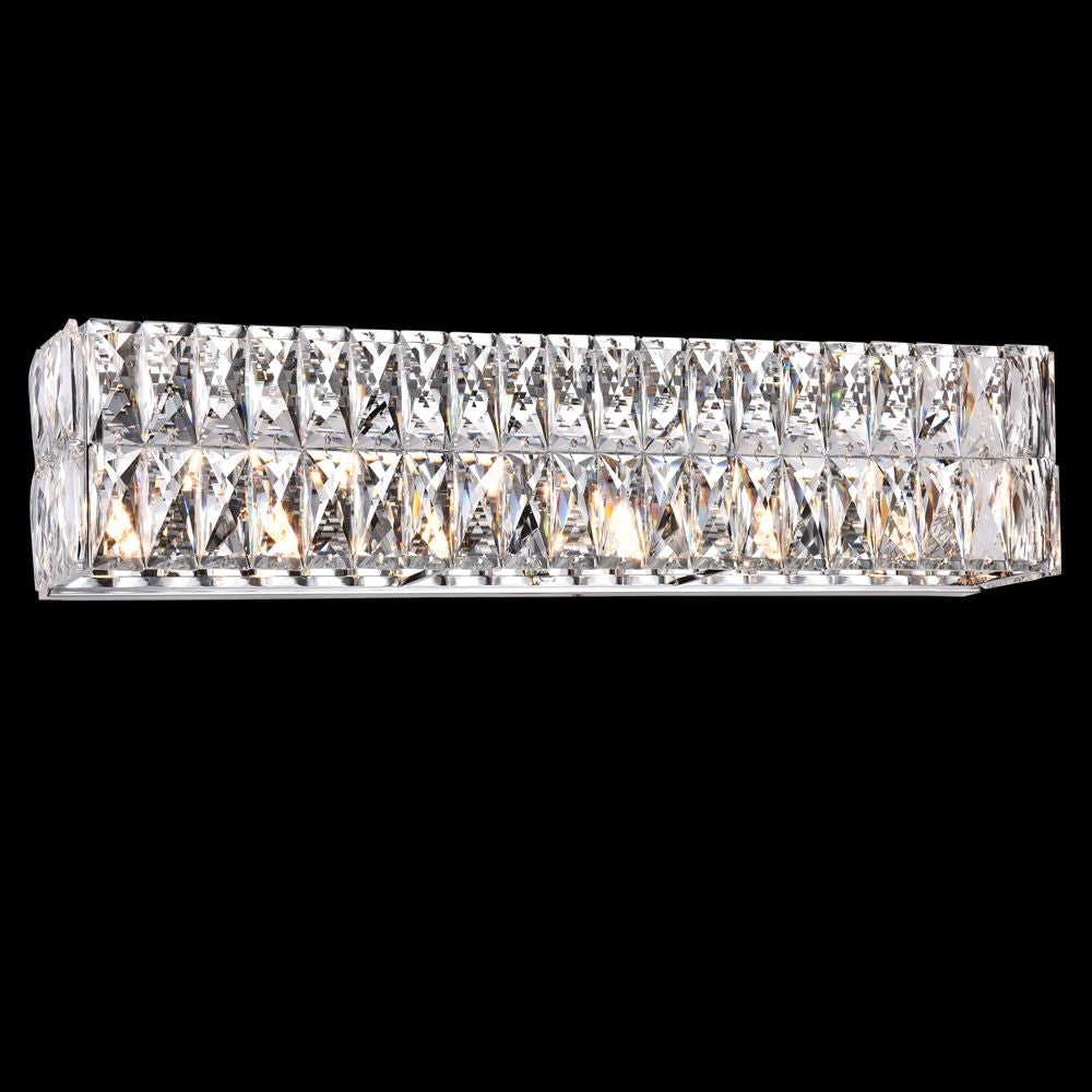 Urban Eight Light Wall Sconce in Chrome - available from The Lighting Shoppe, trusted by Canadian homeowners