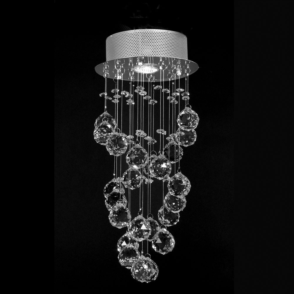 String Lighting One Light Close to Ceiling in Chrome - available from The Lighting Shoppe, trusted by Canadian homeowners