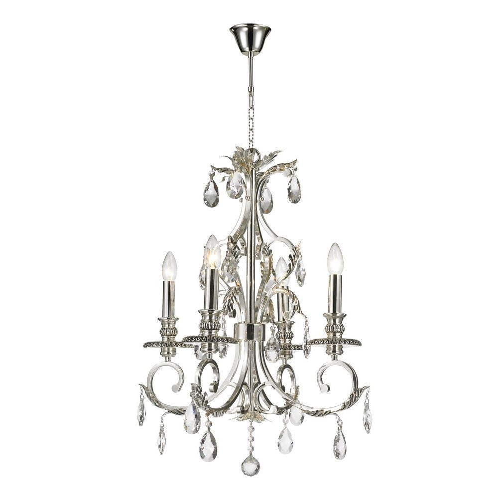 Magnolia Four Light Chandelier in Chrome - available from The Lighting Shoppe, trusted by Canadian homeowners