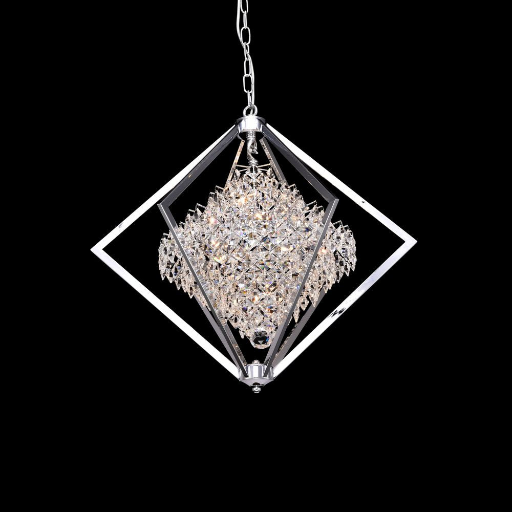Cluster Ten Light Chandelier in Chrome - available from The Lighting Shoppe, trusted by Canadian homeowners