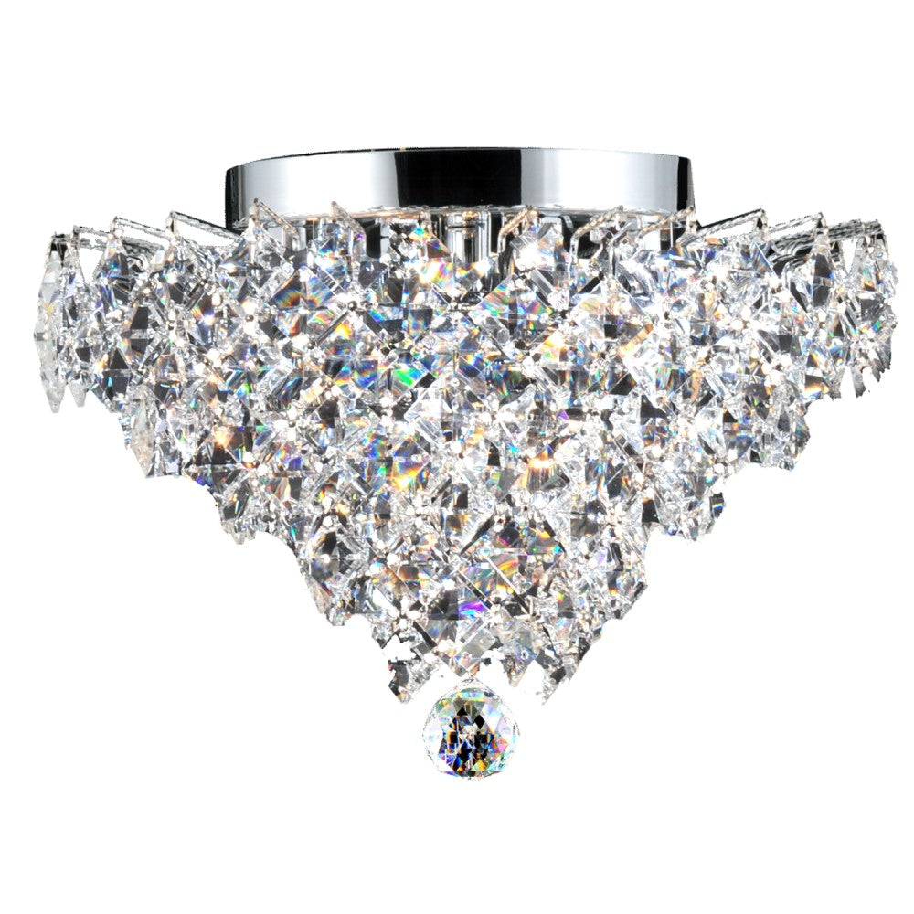 Cluster Five Light Close to Ceiling in Chrome - available from The Lighting Shoppe, trusted by Canadian homeowners