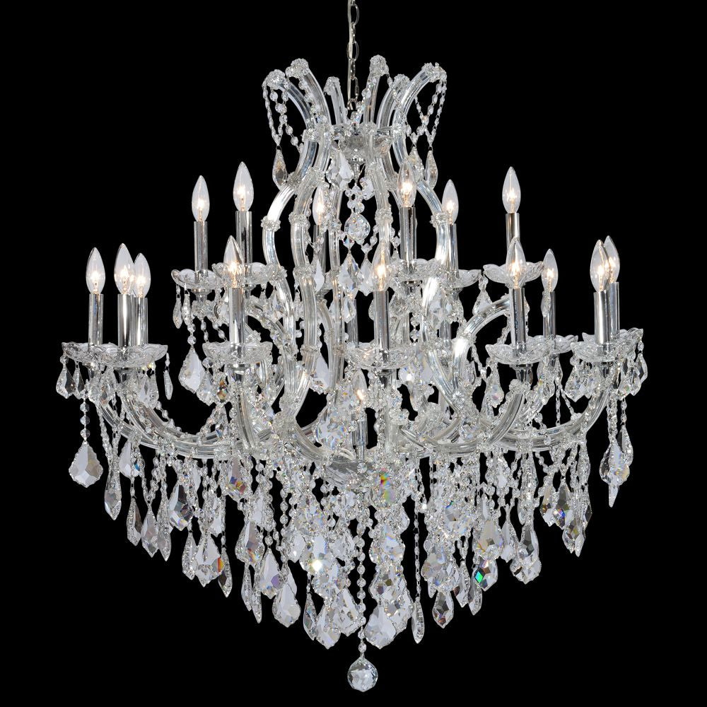 Maria Teresa Classic 13 Light Chandelier in Chrome - available from The Lighting Shoppe, trusted by Canadian homeowners