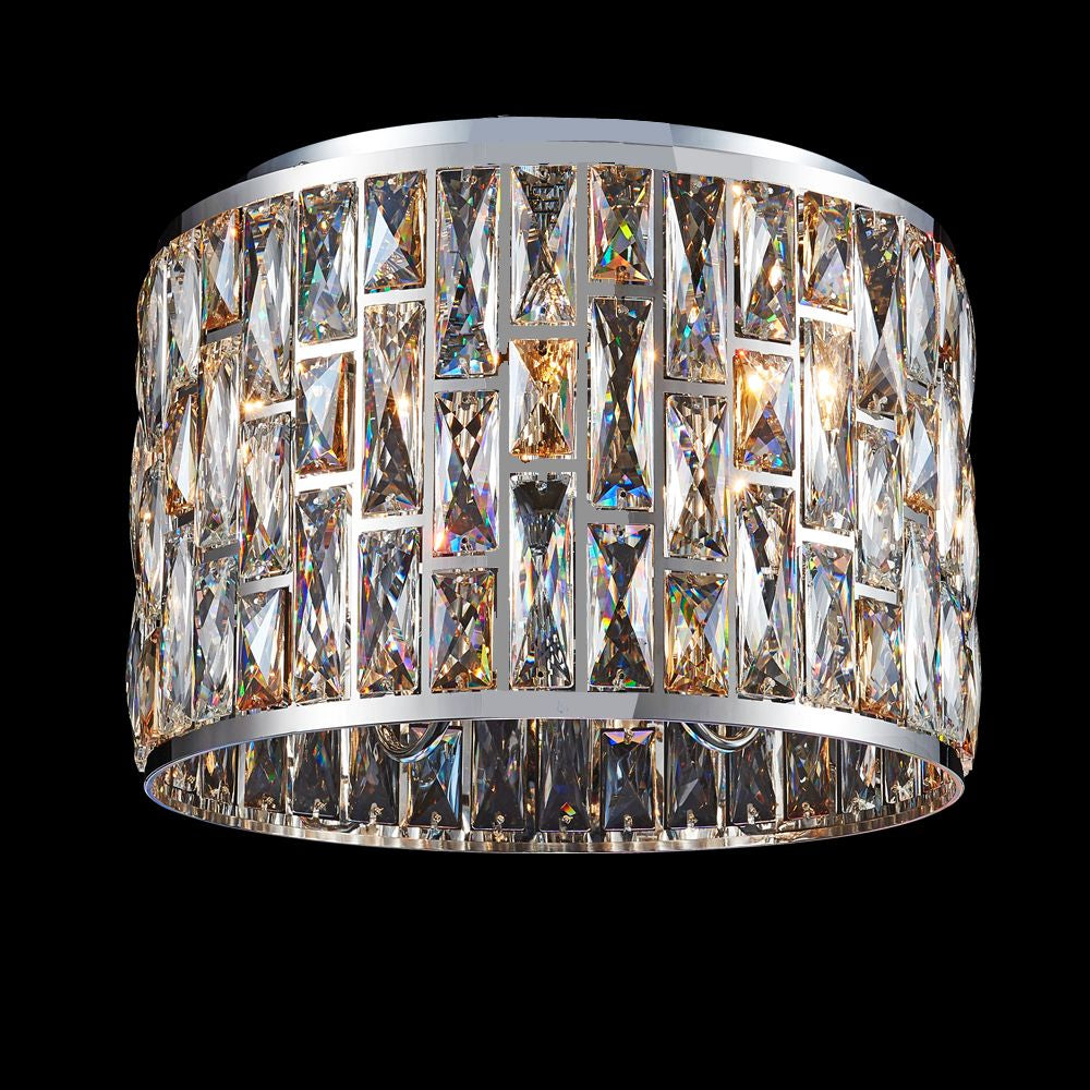 Camden Five Light Close to Ceiling in Chrome - available from The Lighting Shoppe, trusted by Canadian homeowners