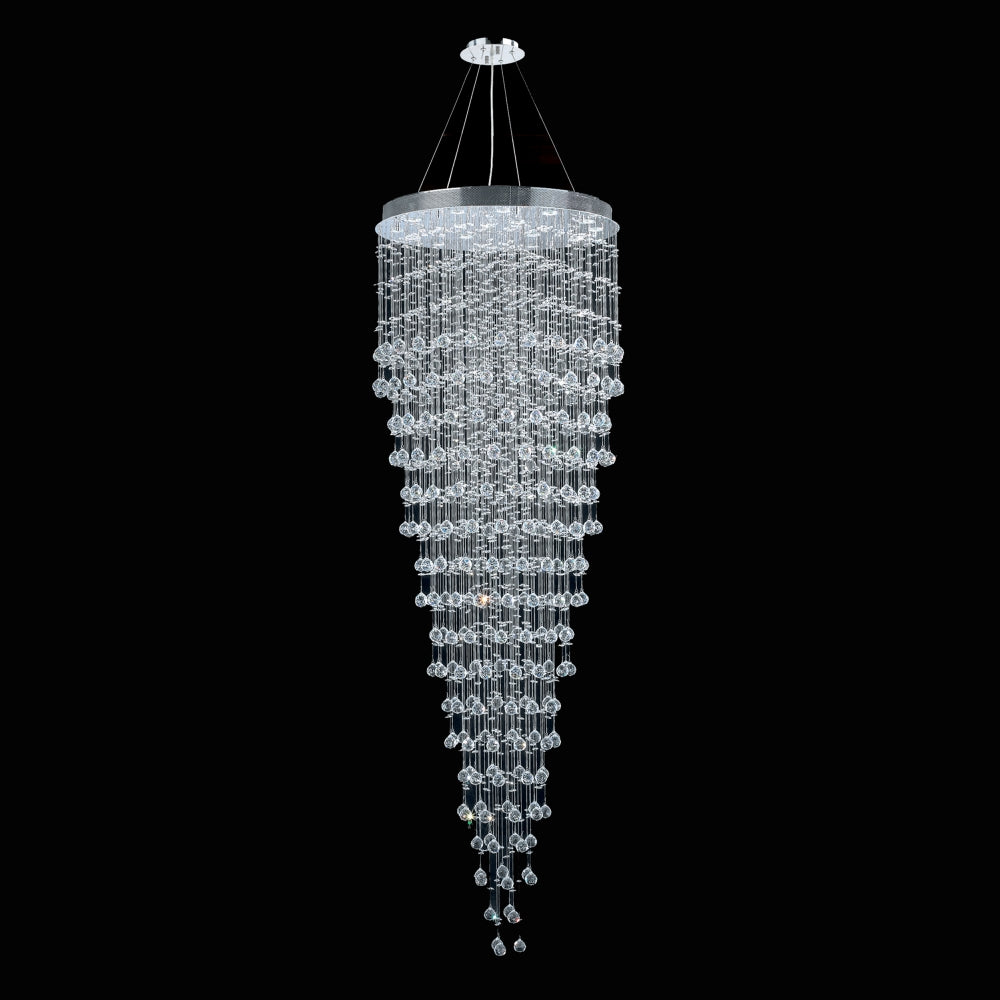 String Lighting Ten Light Chandelier in Chrome - available from The Lighting Shoppe, trusted by Canadian homeowners
