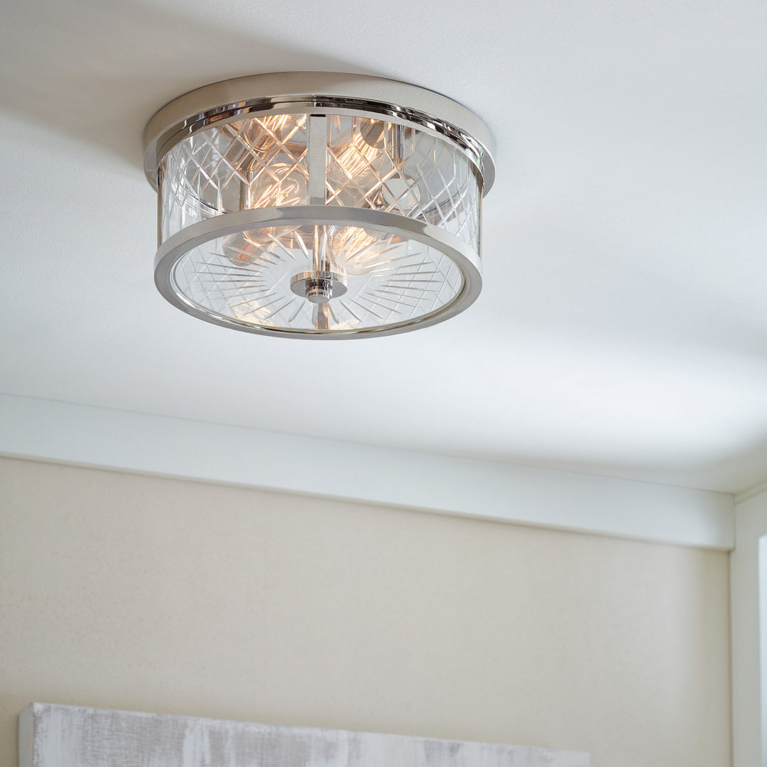 Visual Comfort Studio Canada - AF1072PN - Two Light Flush Mount - Alec - Polished Nickel