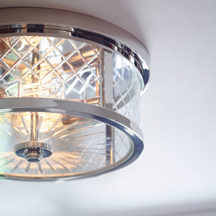 Visual Comfort Studio Canada - AF1072PN - Two Light Flush Mount - Alec - Polished Nickel