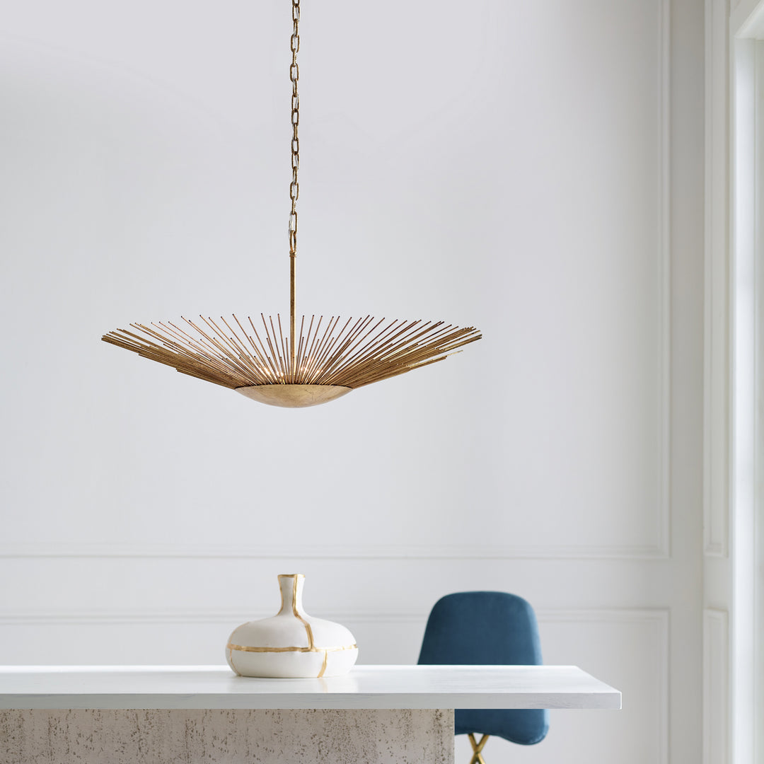 Visual Comfort Studio Canada - AP1084ADB - Four Light Pendant - Helios - Antique Gild