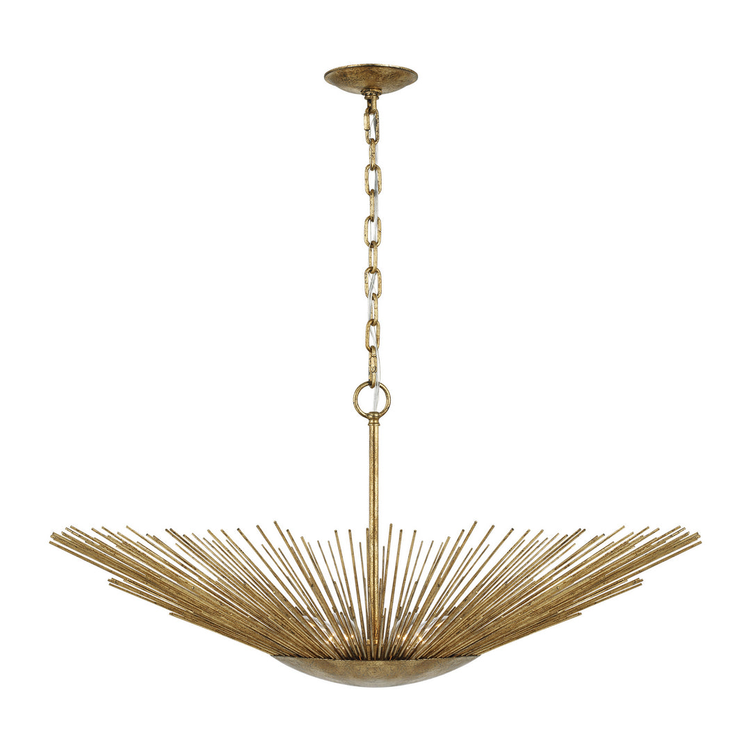 Visual Comfort Studio Canada - AP1084ADB - Four Light Pendant - Helios - Antique Gild
