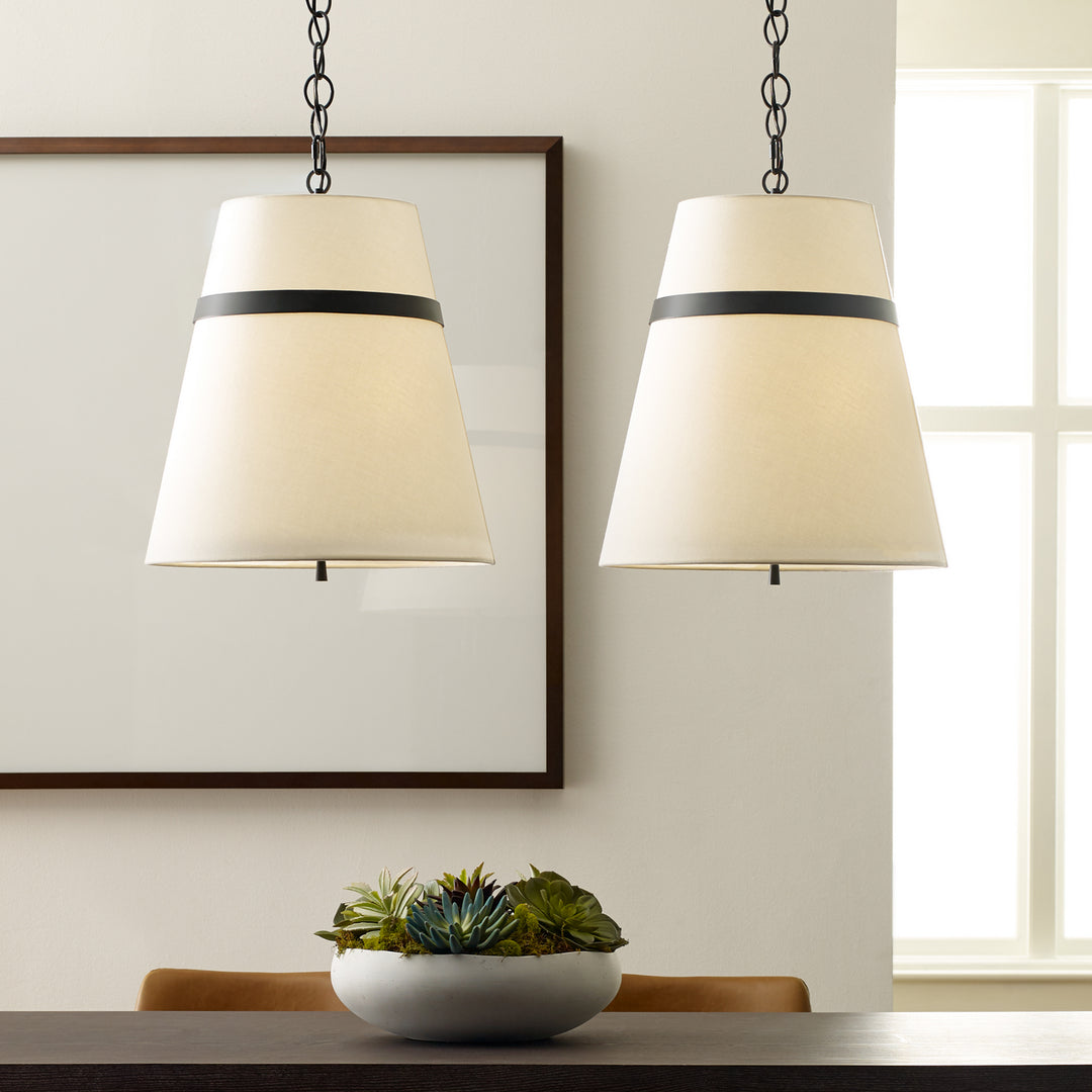 Visual Comfort Studio Canada - AP1173AI - Three Light Pendant - Cordtlandt - Aged Iron