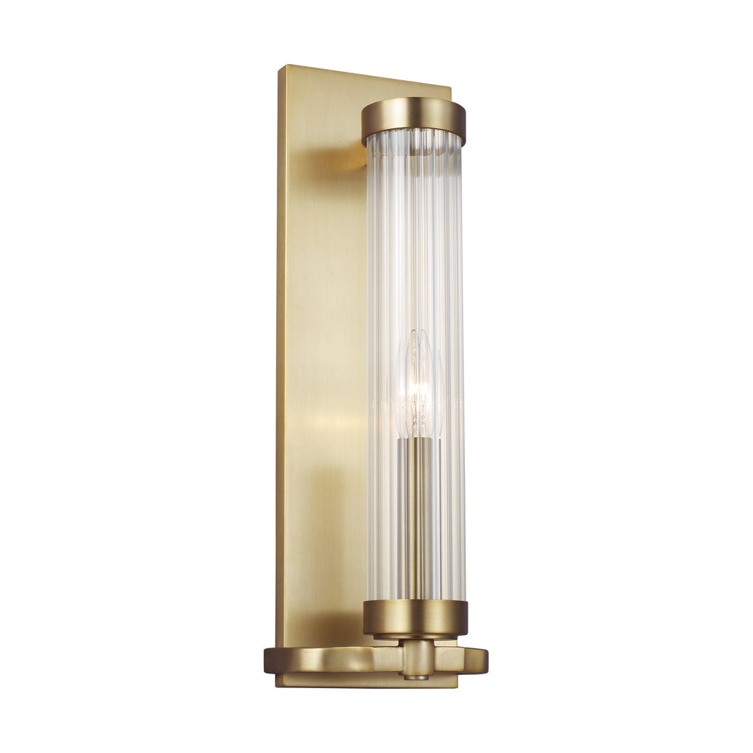 Demi One Light Wall Sconce in Burnished Brass - available from The Lighting Shoppe, trusted by Canadian homeowners