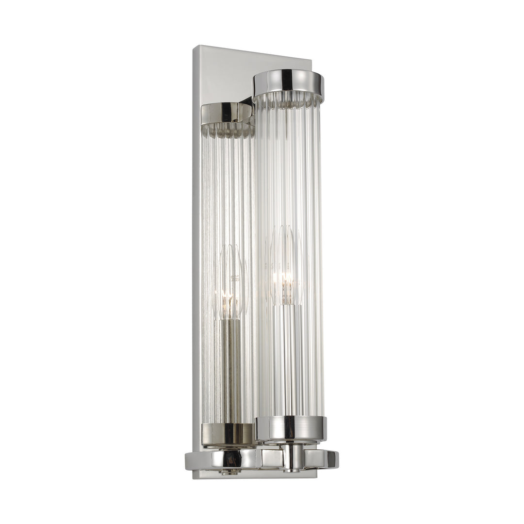 Demi One Light Wall Sconce in Polished Nickel - available from The Lighting Shoppe, trusted by Canadian homeowners