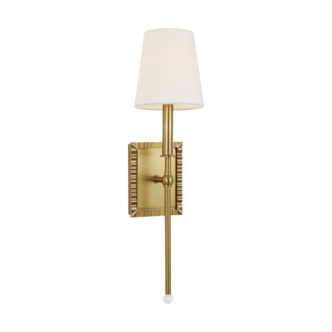 Baxley One Light Wall Sconce in Burnished Brass - available from The Lighting Shoppe, trusted by Canadian homeowners