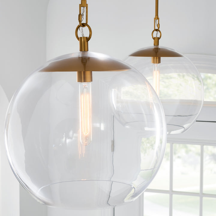 Visual Comfort Studio Canada - CP1041BBS - One Light Pendant - Atlantic - Burnished Brass