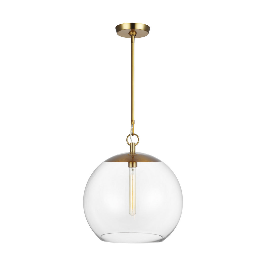 Atlantic One Light Pendant in Burnished Brass - available from The Lighting Shoppe, trusted by Canadian homeowners