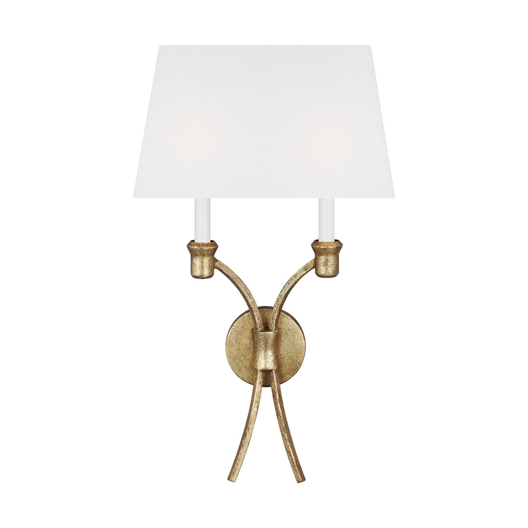 Westerly Two Light Wall Sconce in Antique Gild - available from The Lighting Shoppe, trusted by Canadian homeowners